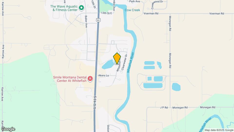 1950 Whitefish Ave Map and Location Details