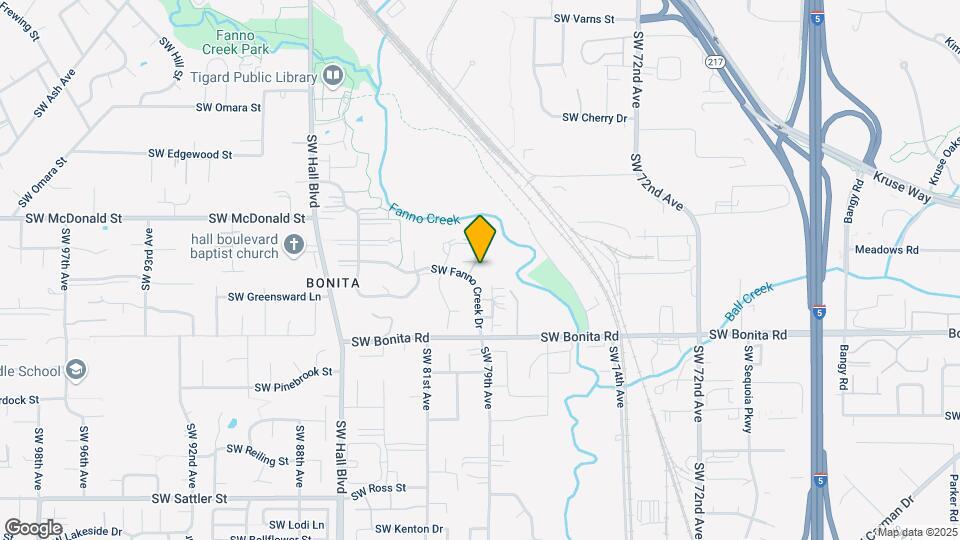 7885 SW Fanno Creek Dr Map and Location Details