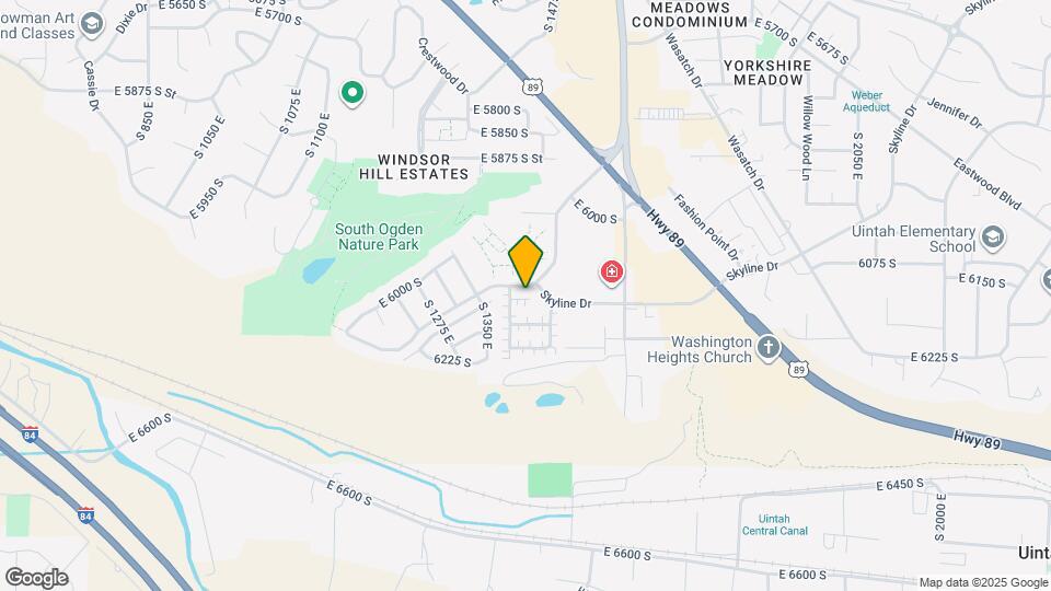 1412 E 6125 S Map and Location Details