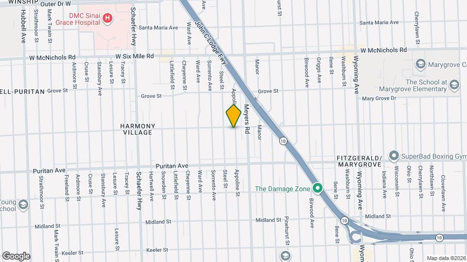 16253 Appoline St Map and Location Details