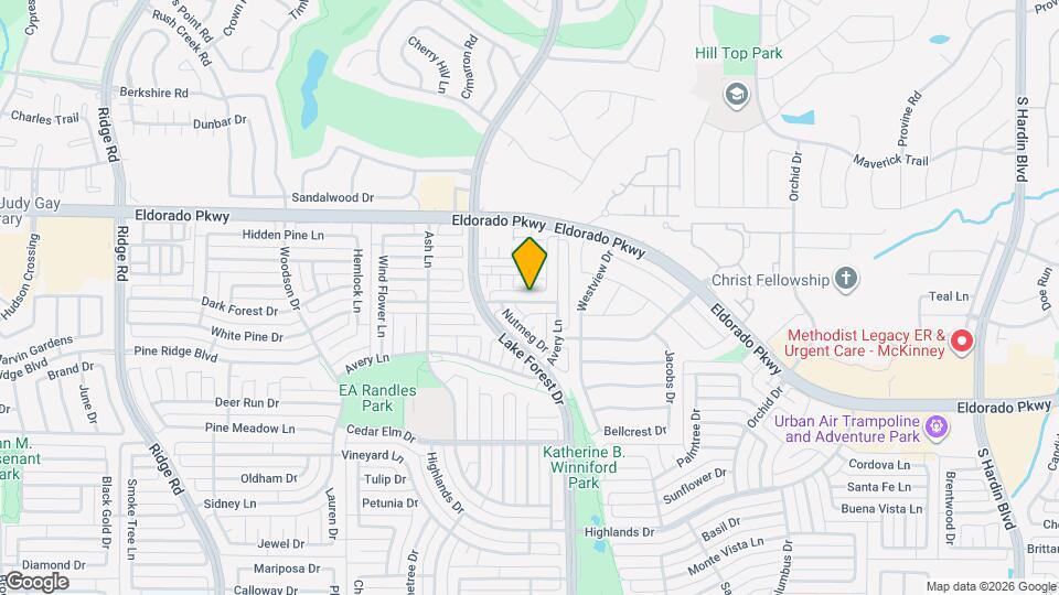 4916 Auburn Dr Mapa y Detalles de la Ubicación