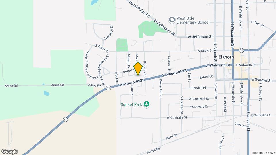 720 W Walworth St Map and Location Details