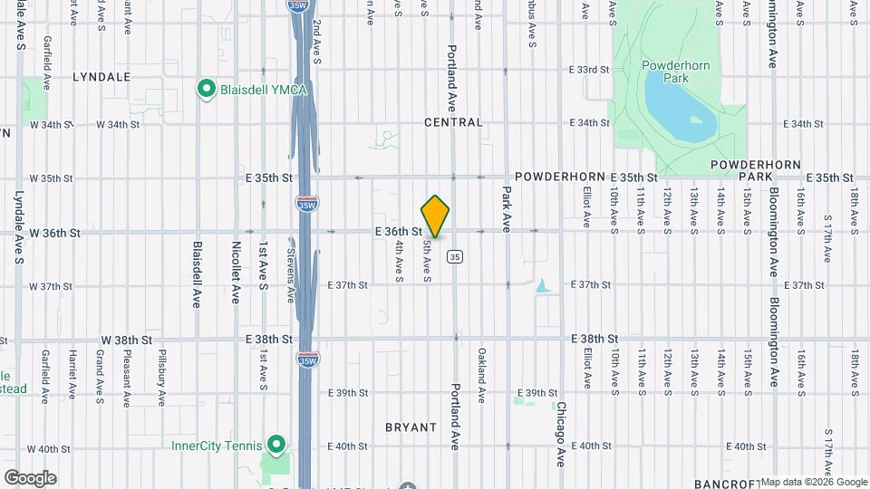 3613 S 5th Ave Map and Location Details