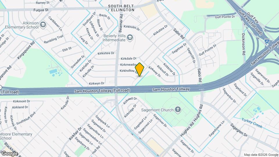 10026 Kirkglen Dr Map and Location Details