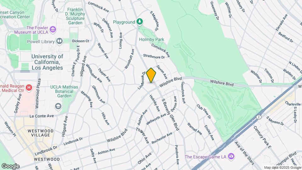 10401 Wilshire - PENTHOUSES AVAILABLE Mapa y Detalles de la Ubicación