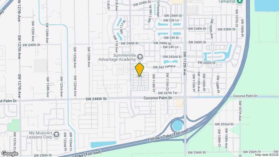 24514 SW 115th Ct, Unit Apartamento agregado Map and Location Details