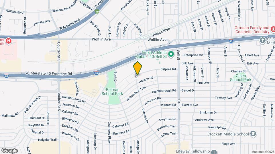 6137 Belpree Rd Map and Location Details