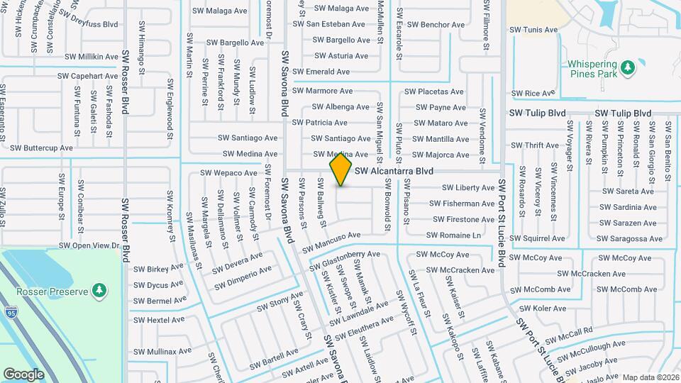 1298 SW Crost Ave Mapa y Detalles de la Ubicación