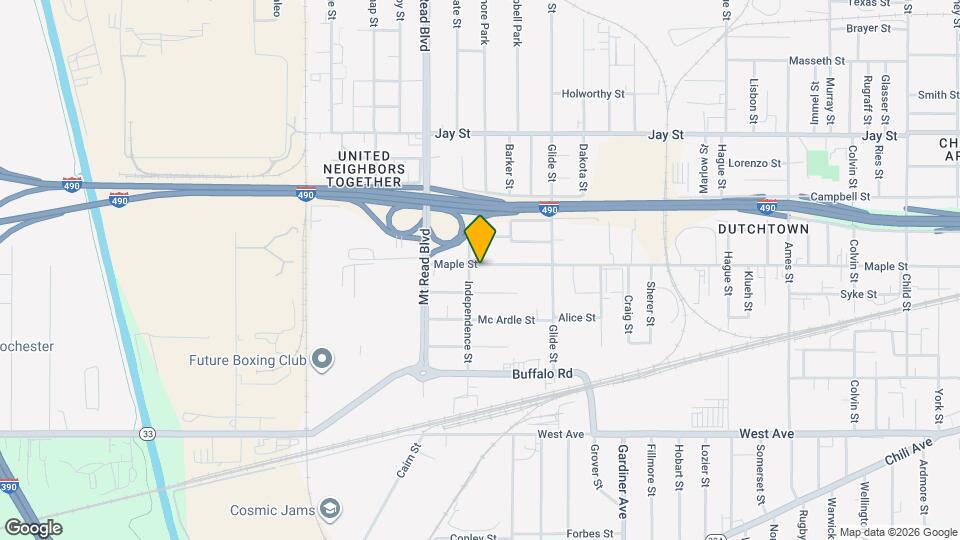 1165-1167-1167 Maple St Map and Location Details