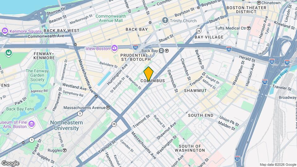 433 Columbus Ave, Unit 4 Map and Location Details