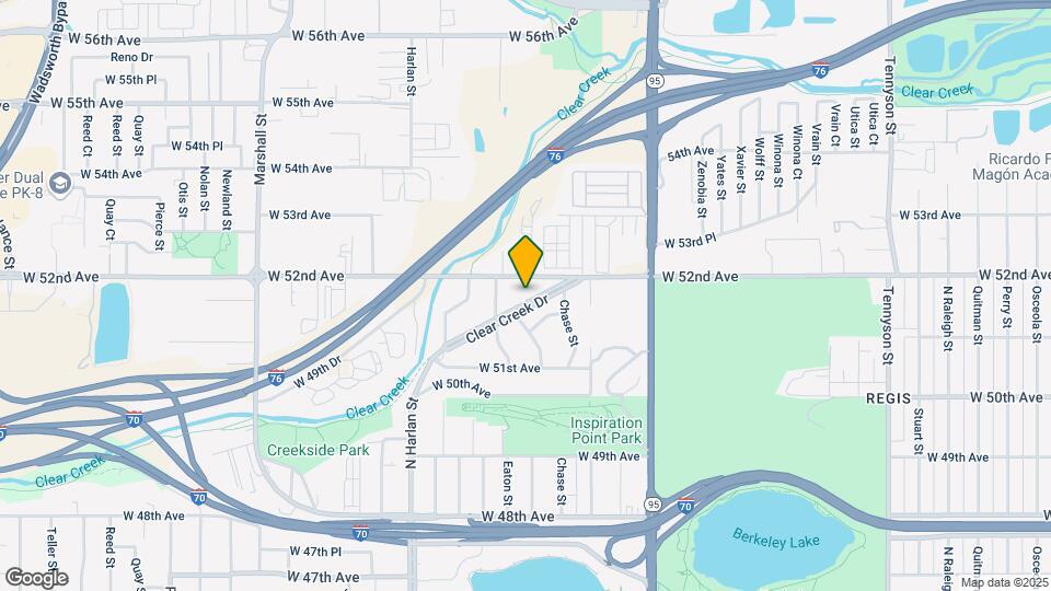 5555 Clear Creek Dr Map and Location Details