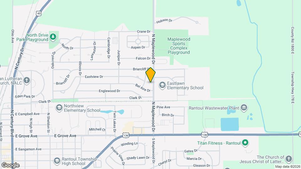 713 N Maplewood Dr Map and Location Details