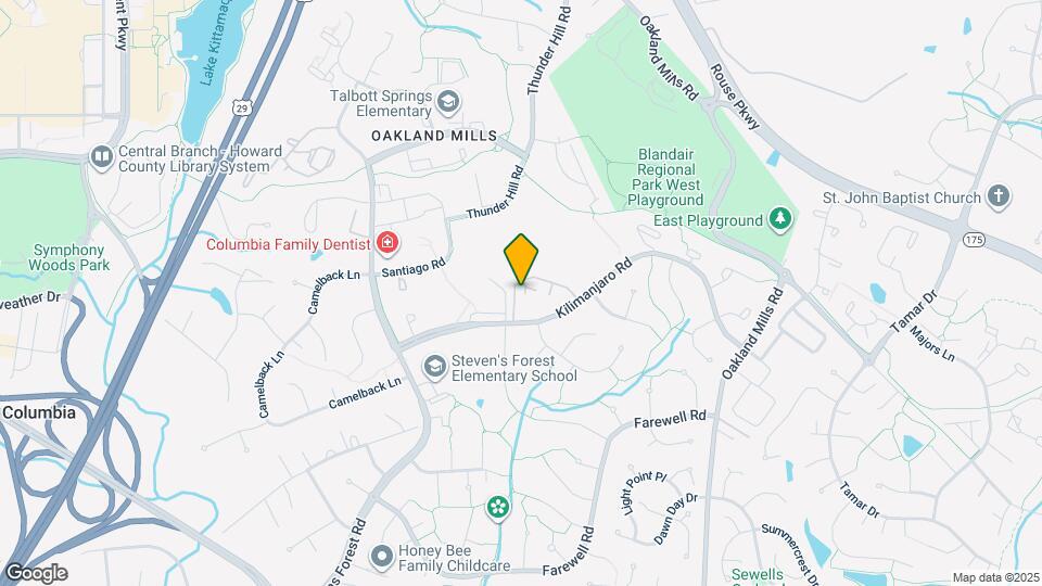 9524 Kilimanjaro Rd Map and Location Details