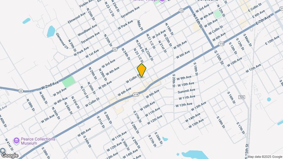 1444 W 6th Ave Map and Location Details