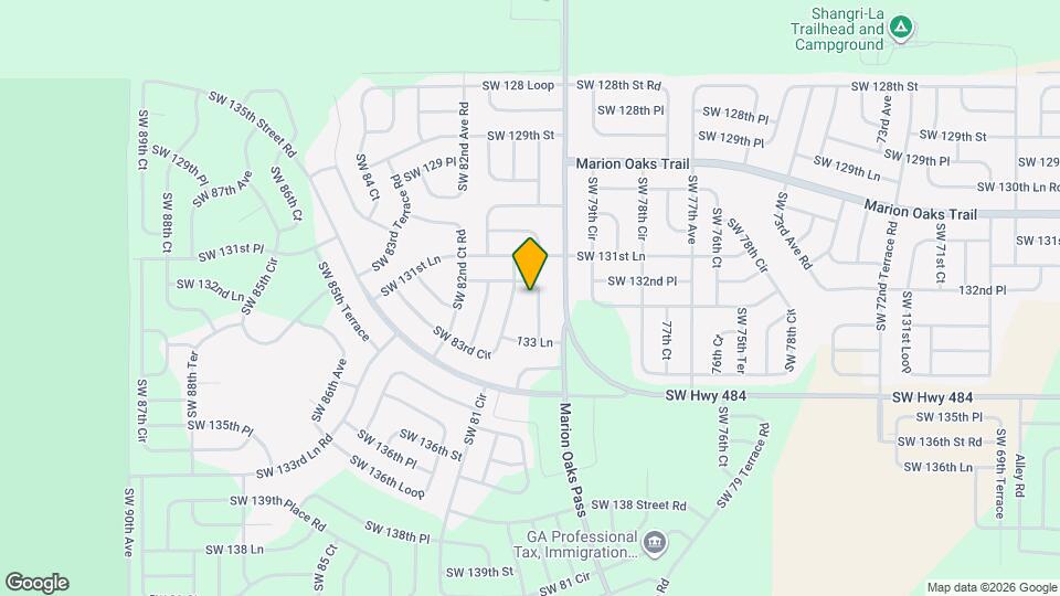 8118 SW 132 Loop Mapa y Detalles de la Ubicación