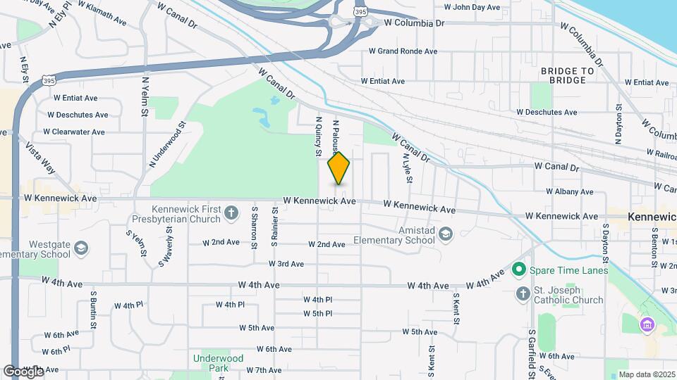 8 N Palouse St Map and Location Details