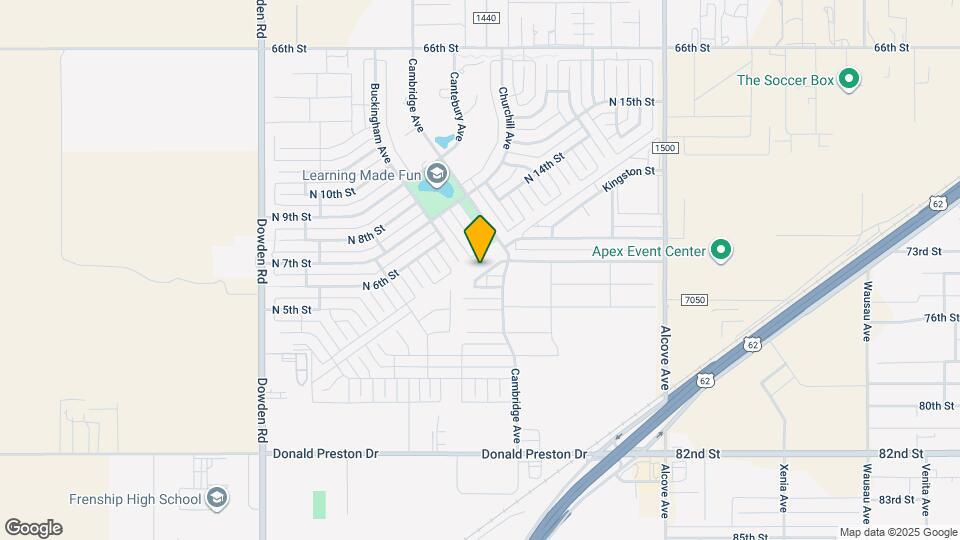 813 N 6th Cir Map and Location Details