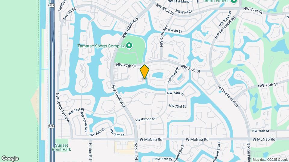 7602 NW 99th Terrace Map and Location Details