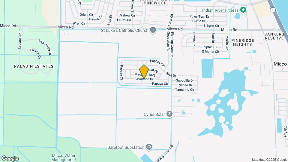 345 Avocado Dr Map and Location Details