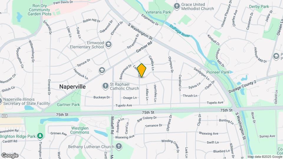 1136 Laurel Ln Map and Location Details