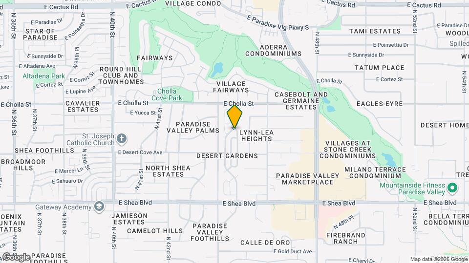 11051 N 44th Ct Map and Location Details