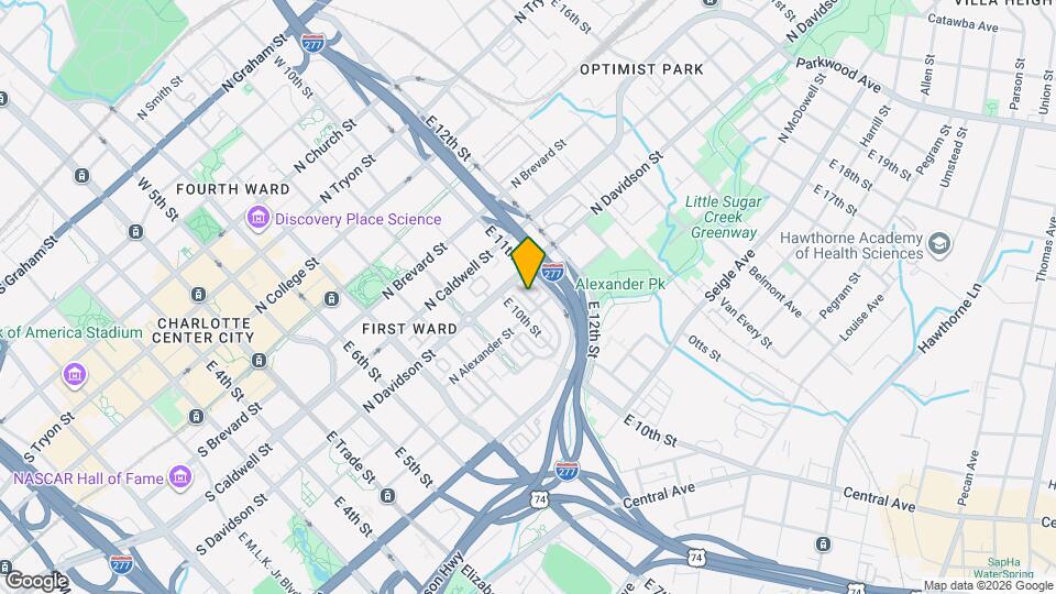 640 Garden District Dr Mapa y Detalles de la Ubicación