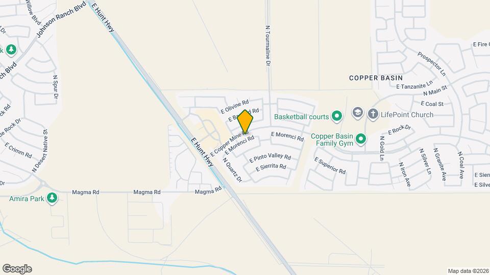 2762 E Morenci Rd Mapa y Detalles de la Ubicación