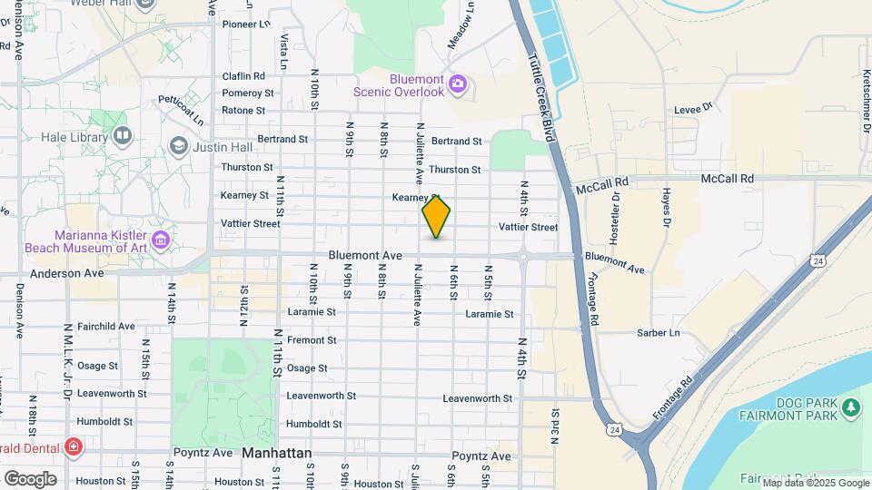 618 Bluemont Ave Map and Location Details