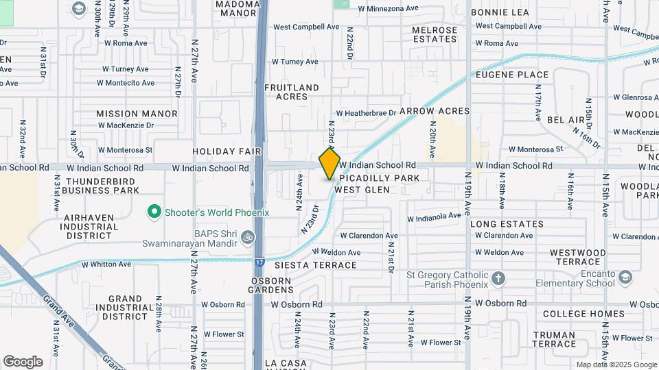 4020 N 23rd Ave Map and Location Details