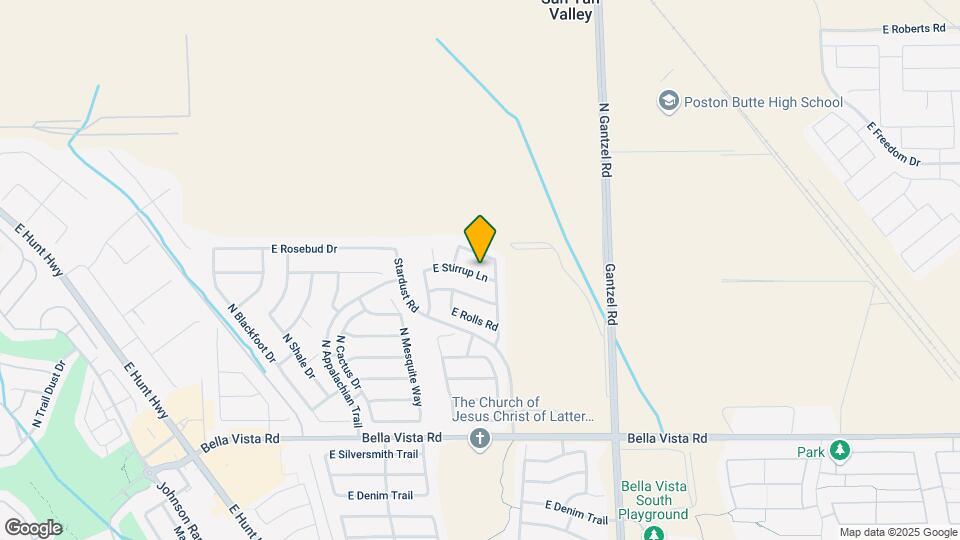 1492 E Stirrup Ln Map and Location Details