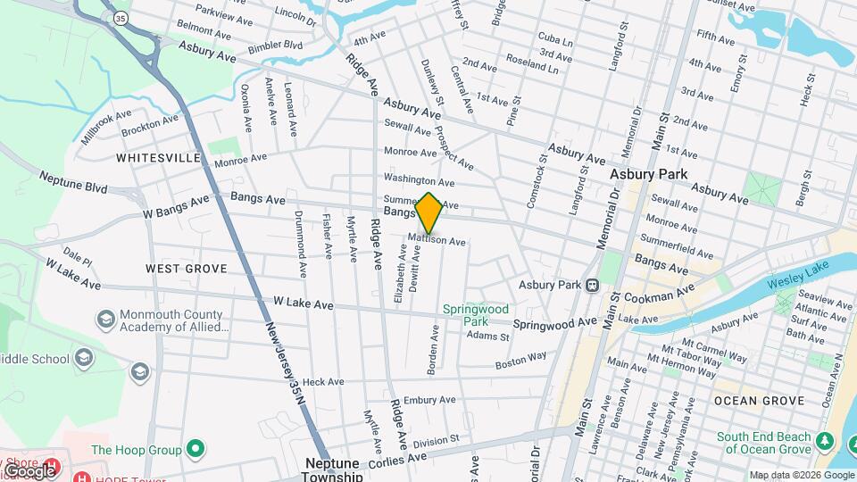 1312 Mattison Ave Map and Location Details