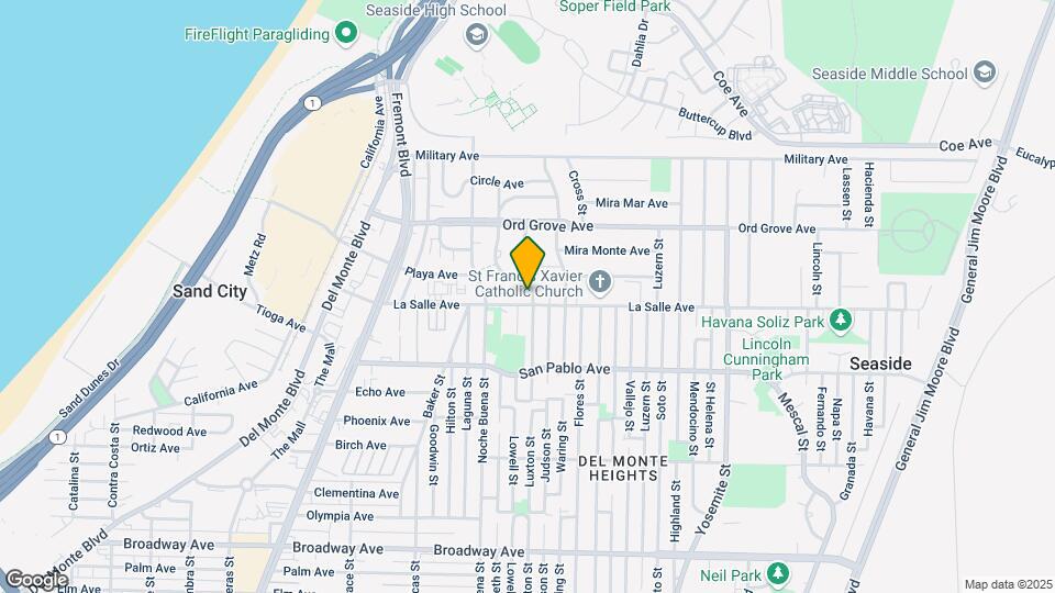 1365 La Salle Ave Map and Location Details