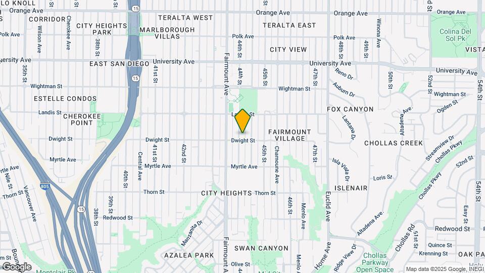 3611 44th St Map and Location Details