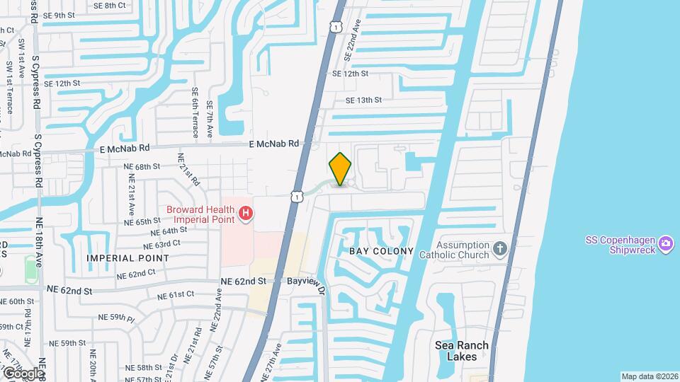 2922 Port Royale Ln S Map and Location Details