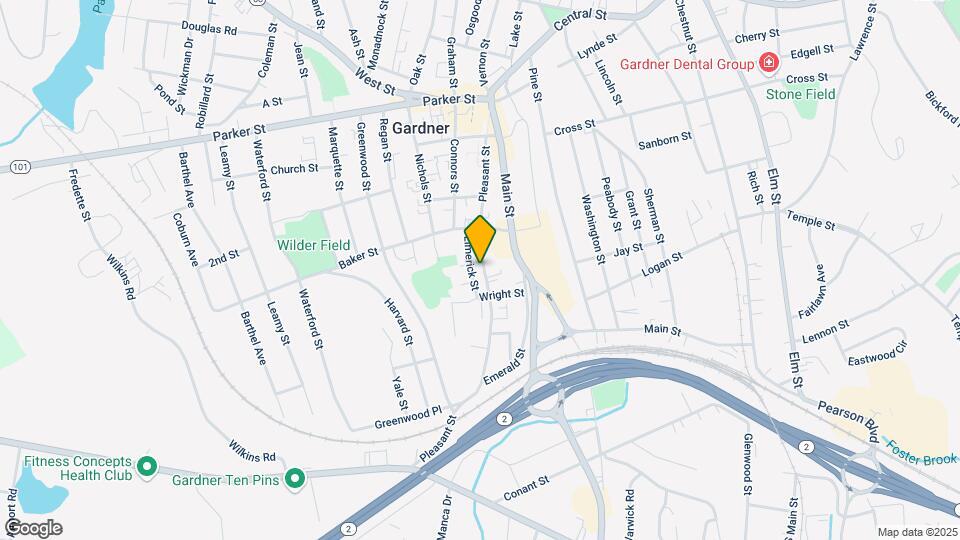 295 Pleasant St Mapa y Detalles de la Ubicación