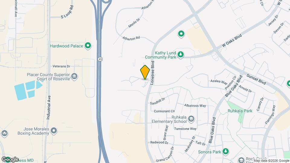 6151 Lonetree Blvd Map and Location Details