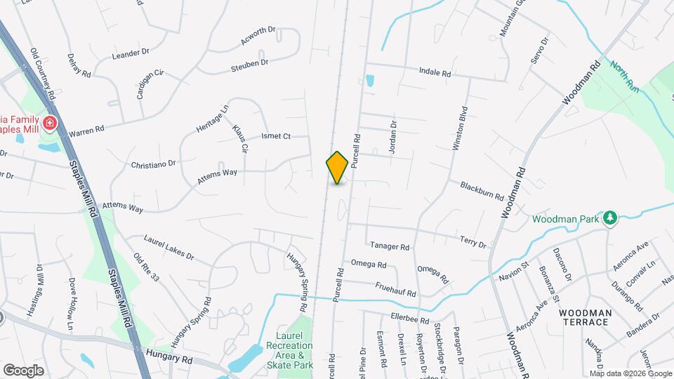 10152 Purcell Rd Map and Location Details