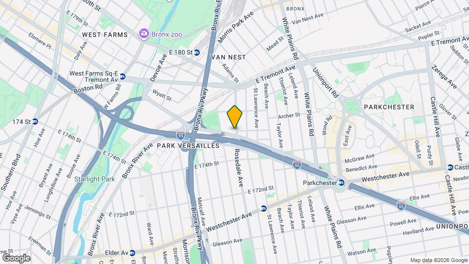 1451 Rosedale Ave, Unit 1 Map and Location Details
