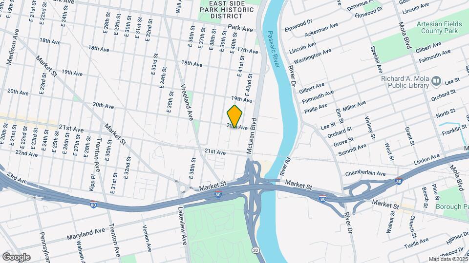 744 20th Ave Mapa y Detalles de la Ubicación