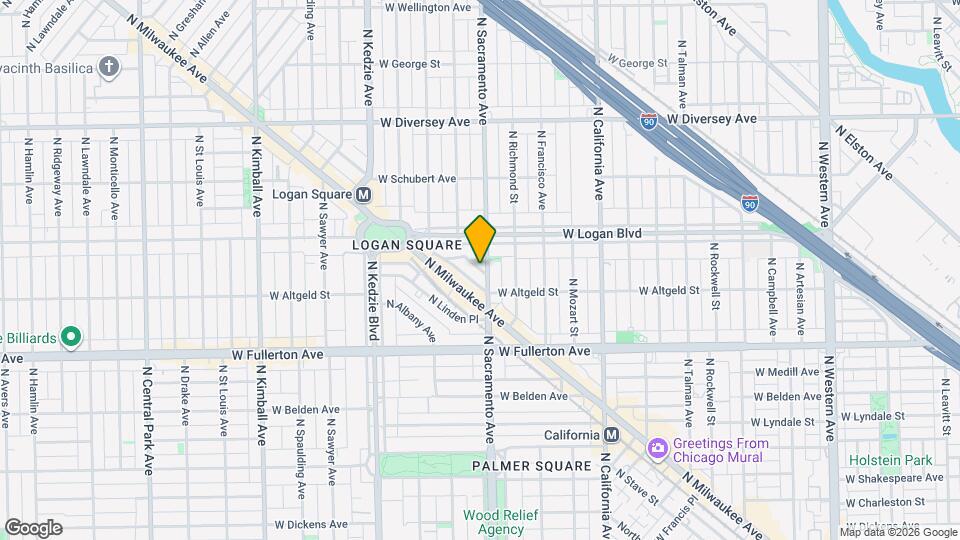 2516 N Willetts Ct Map and Location Details