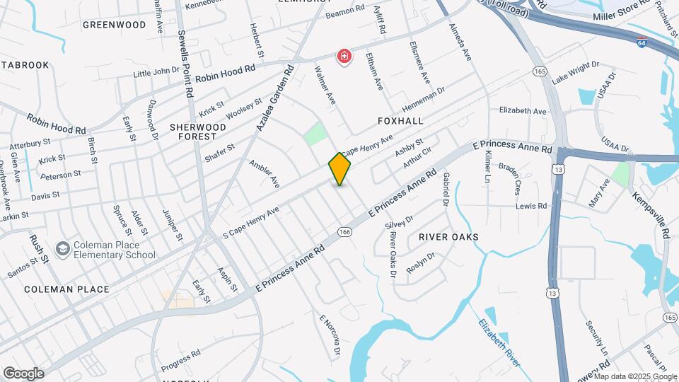 1544 Nelms Ave Mapa y Detalles de la Ubicación