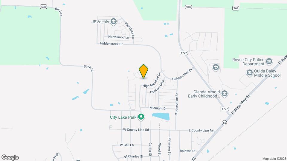 1313 Waco Turner Dr Map and Location Details