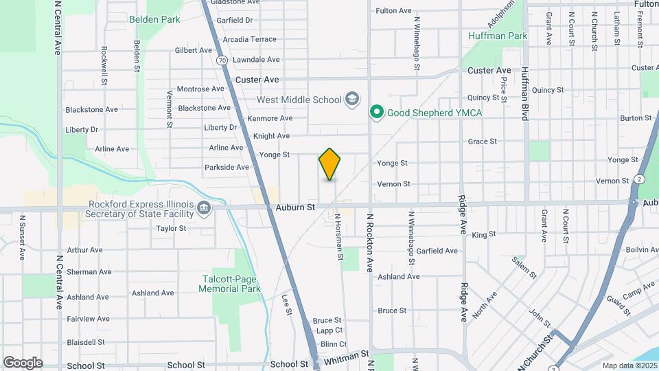 1518 N Horsman St Map and Location Details