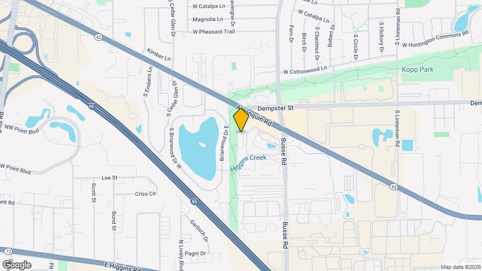 1781 Algonquin Rd Map and Location Details