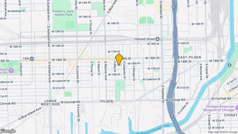 1122 W 19th St, Unit GDN Map and Location Details