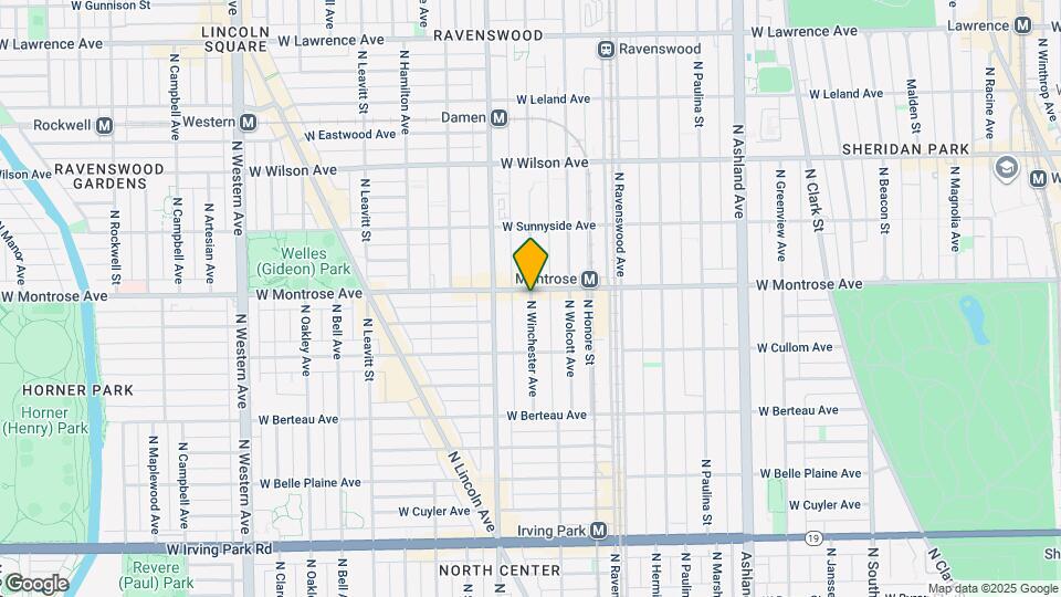 4356 N Winchester Ave Map and Location Details
