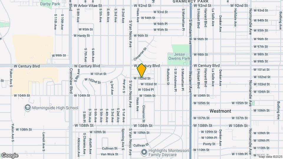 2122 W 102nd St Map and Location Details
