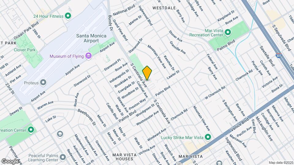 3418 S Centinela Ave Map and Location Details