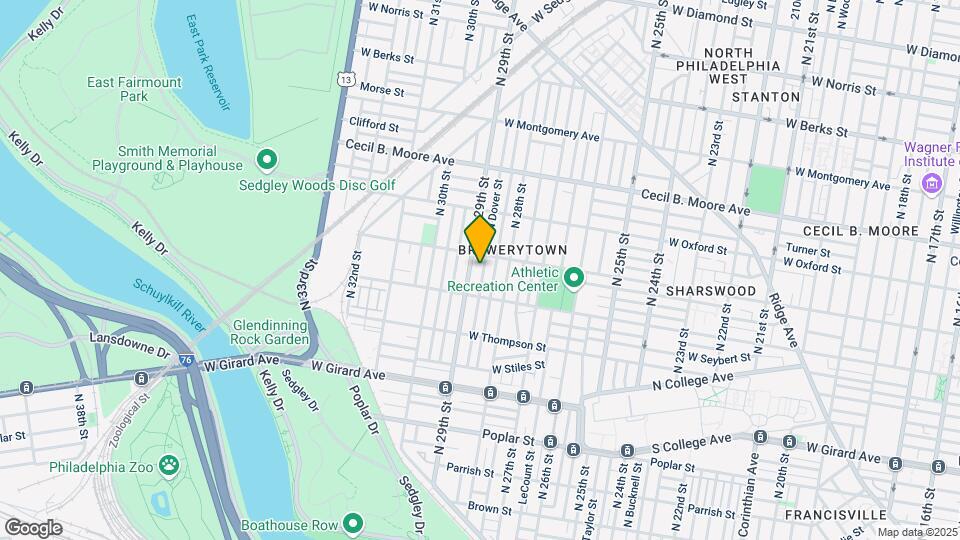 1440 N Dover St Map and Location Details