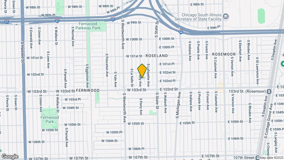 10225 S Perry Ave Map and Location Details